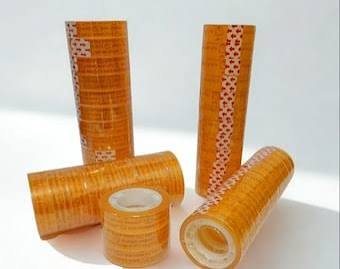 Transparent &  Stationery Tape Tube - 12pcs Roll
