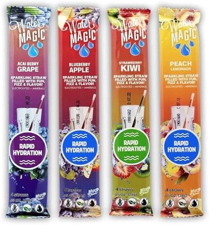 Fun Fizz Stixs colorfull Magic straws 10Rs-35pices