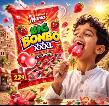 images - 2026-04-03T210512.652 Big Bombo Strawberry Lollipop 10Rs-15pieces