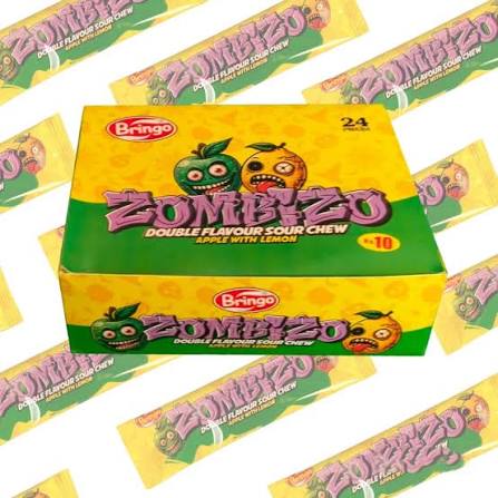 Bringo Zombizo Mega Size Zombie Chew Candy - 24 Pieces