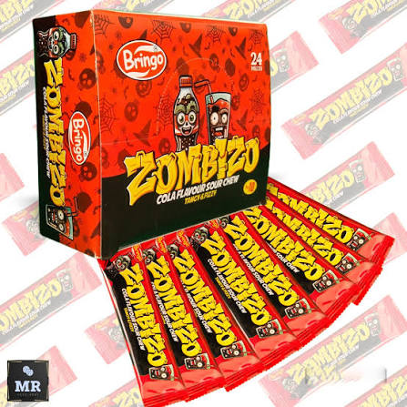 Bringo Zombizo Mega Size Zombie Chew Candy - 24 Pieces