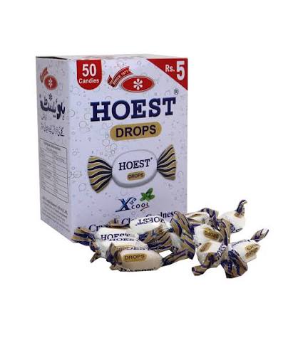 HOEST Crystal Clear Coolness  Candy 5Rs-50pieces