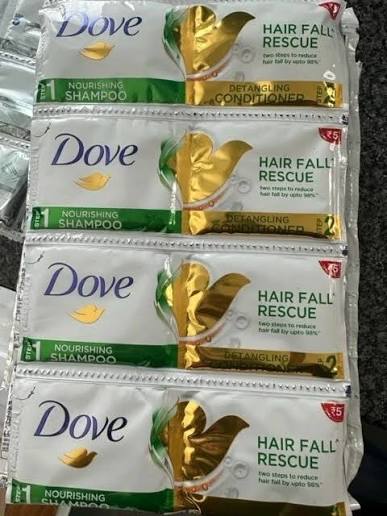 Dove Hair Fall Rescue Shampoo, 8ml Sachet 16 pcs