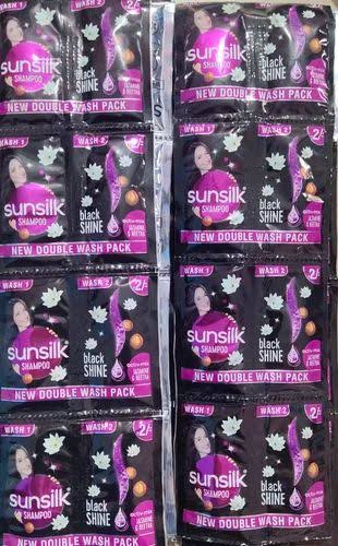 Sunsilk Black Shine Shampoo sashay 10Rs-16pcs