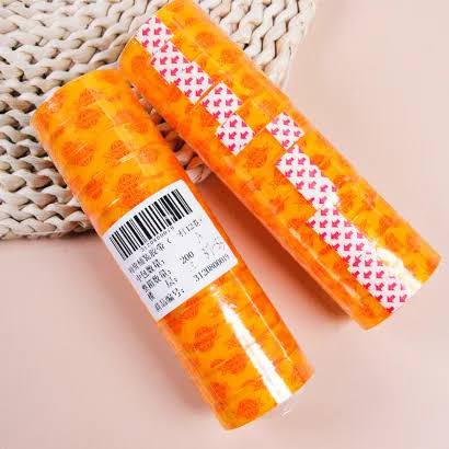 Transparent &  Stationery Tape Tube - 12pcs Roll