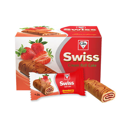 Swiss Cake- Chocolate Cream Roll- Box 24-pce