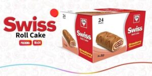 Swiss Cake- Chocolate Cream Roll- Box 24-pce