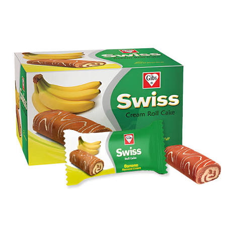 Swiss Cake- Chocolate Cream Roll- Box 24-pce