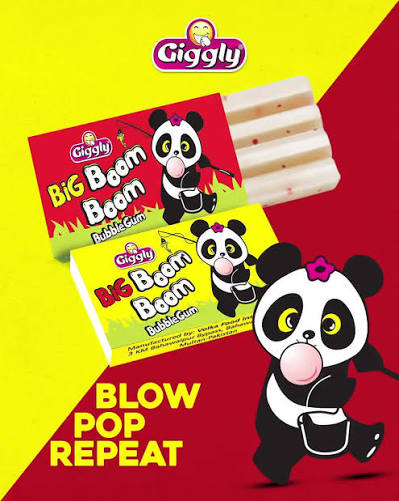 Giggly Boom Boom Chewing Gum – 50 pices