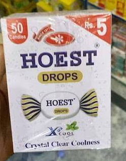 HOEST Crystal Clear Coolness  Candy 5Rs-50pieces