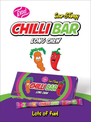 Chili Bar  Sour & Tangy Long Chew Candy